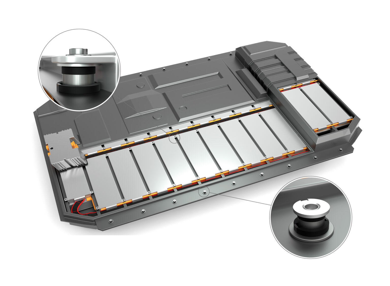 Electromobility - WITOL® - Tolerance compensation elements